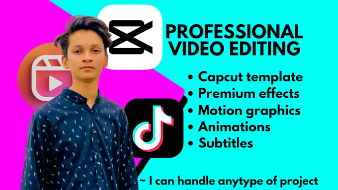 Gig Preview - Create editable capcut template for song promotion and tiktok videos