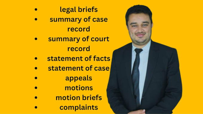 Gig Preview - Summarise case record, reporter transcripts, court transcripts, depositions