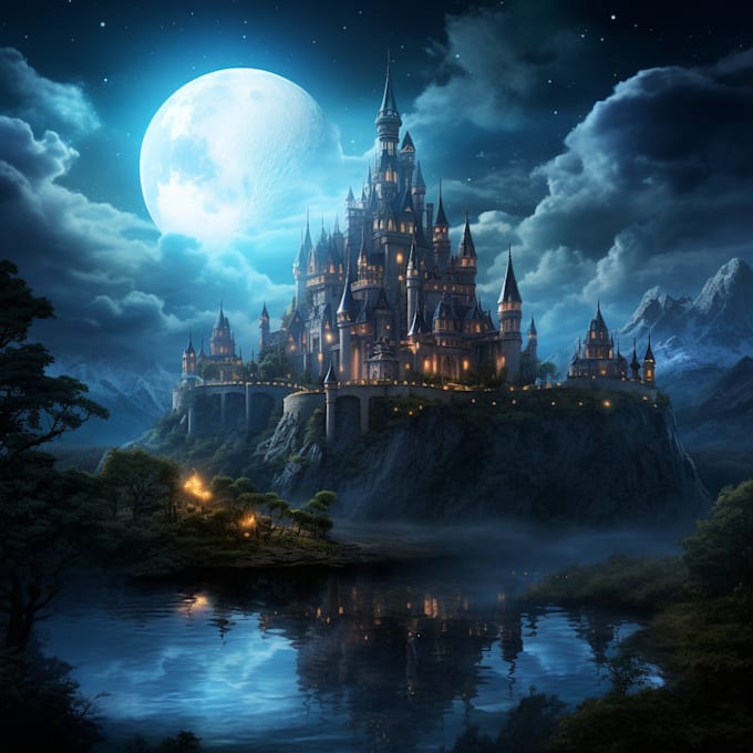 Bestseller - design professional fantasy landscape digital art