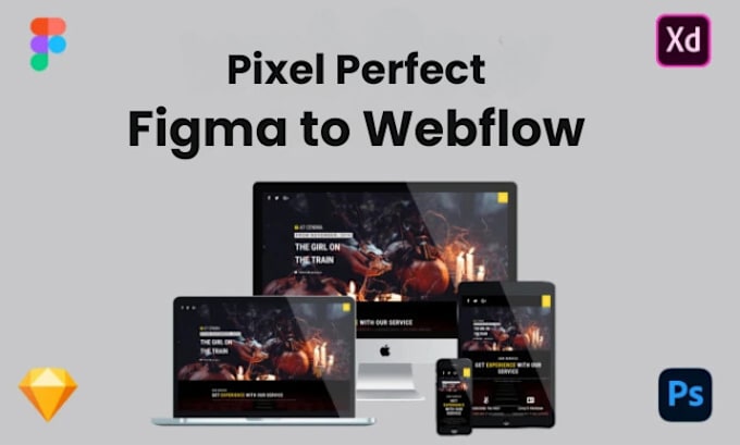 Gig Preview - Convert figma to webflow in 3 days