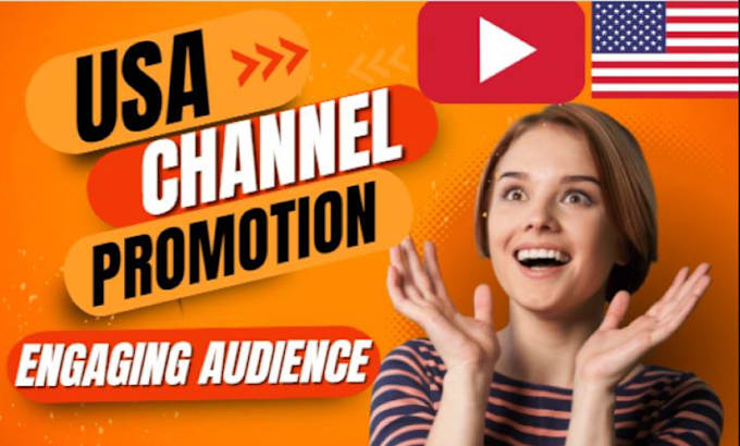 Gig Preview - Do organic youtube promotion, video promotion to USA audience