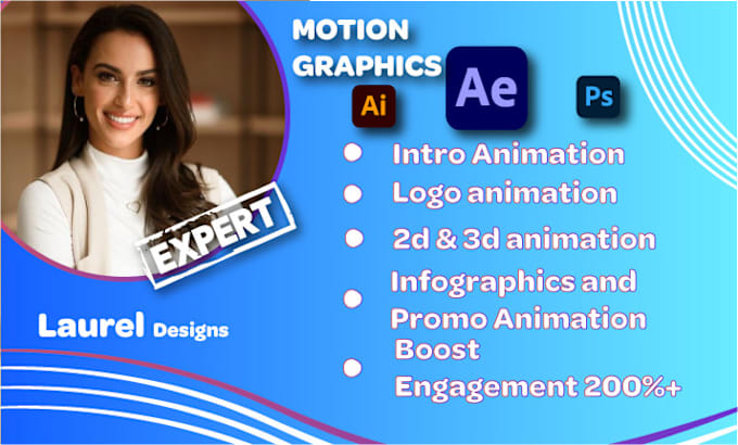 Gig Preview - Do custom logo animation and motion graphics with adobe after effects