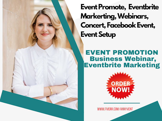 Gig Preview - Be your event promotion expert, ticket sales, shows and webinar promotion