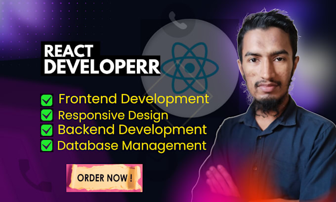 Gig Preview - Professional full stack web development react node js express js