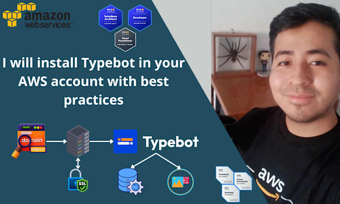 Gig Preview - Install typebot in your AWS account with best practices