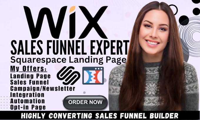 Gig Preview - Do wix website design or redesign, wix ecommerce, wix studio, mailerlite