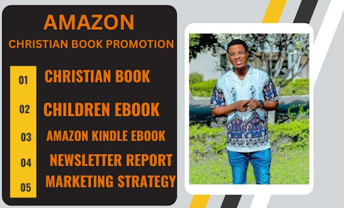 Gig Preview - Book promotion christian ebook marketing amazon kindle children book marketing