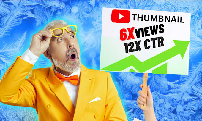 Gig Preview - Make view boosting youtube thumbnail