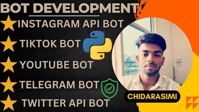 Gig Preview - Develop automated instagram api bot, tiktok livestreaming bot