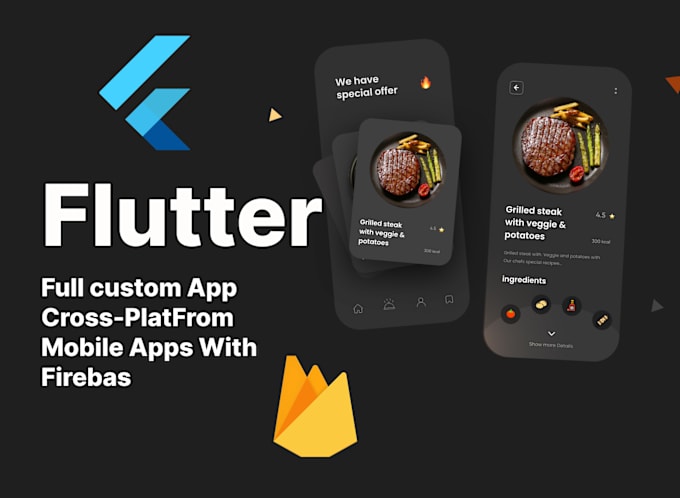 Gig Preview - Be your flutterflow flutter app development as flutter developer flutter mobile