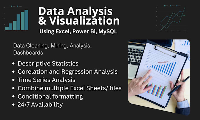 Gig Preview - Perform expert data analysis, data cleaning, and visualization