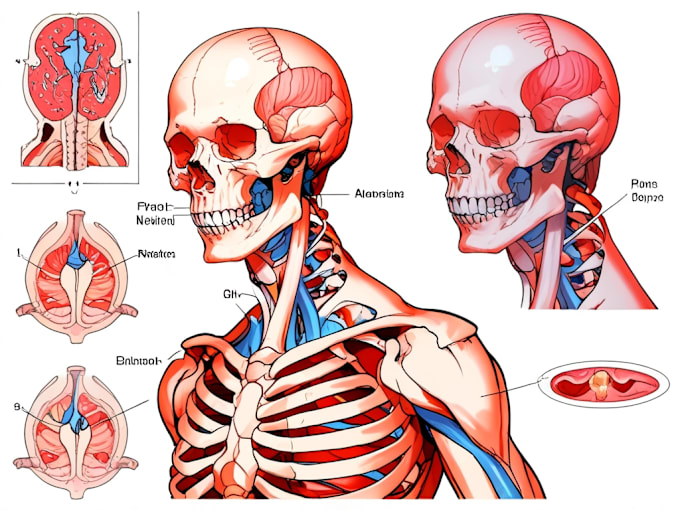 Gig Preview - Do anatomy, medical and scientific illustrations and diagrams