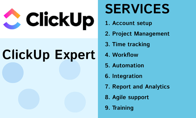 Gig Preview - Serve as your clickup specialist