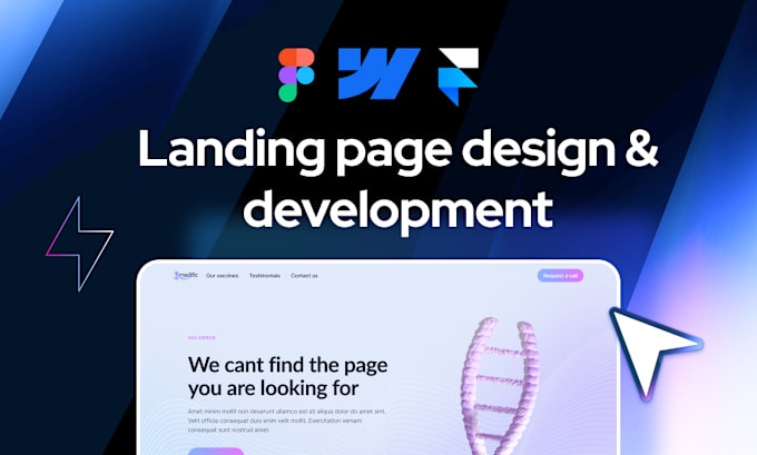 Bestseller - design and develop webflow or framer landing page