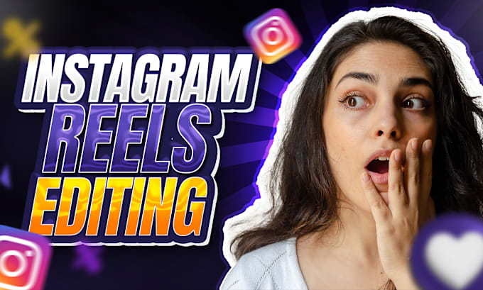 Gig Preview - Edit instagram reels using stocks, captions and emojis