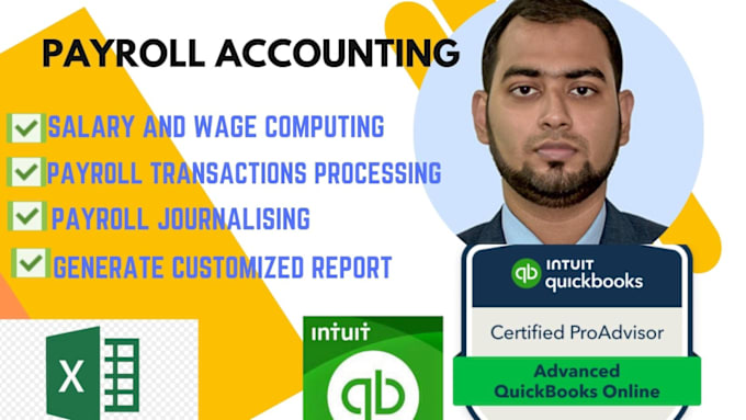 Gig Preview - Do payroll accounting, processing and management with full accuracy