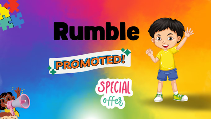 Gig Preview - Do super fast rumble channel promotion for USA audience