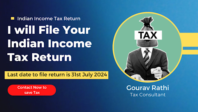 Gig Preview - File your indian income tax return