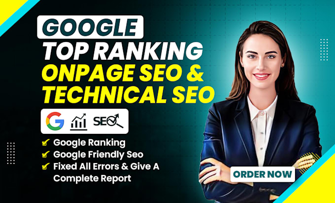 Gig Preview - Do onpage SEO technical optimization with off page backlinks for ranking