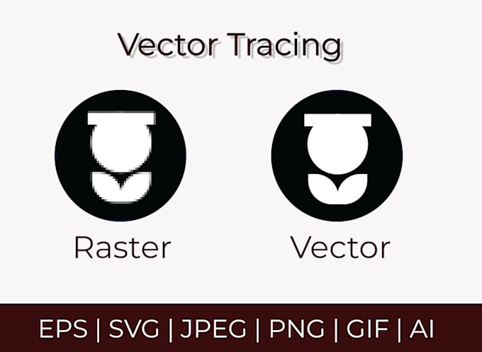 Gig Preview - Trace any type of raster file into vector file