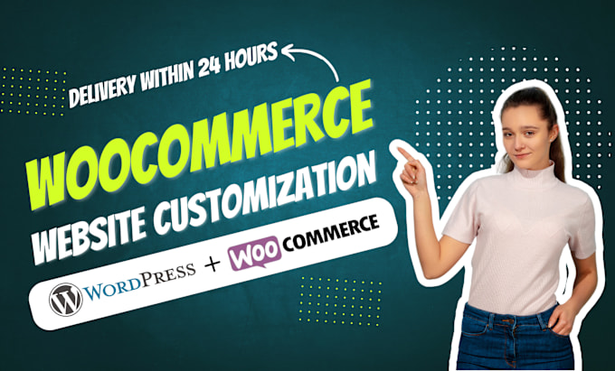 Gig Preview - Do wordpress website and woocommerce customization, fix errors within 24 hr