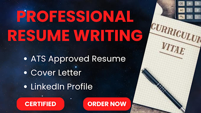 Gig Preview - Write urgent professional resume, cover letter and linkedin services