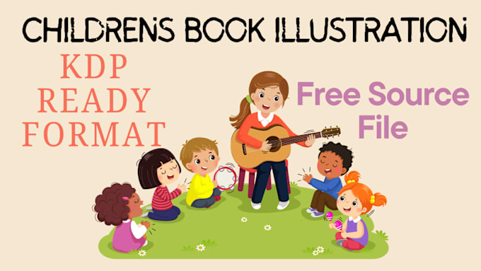 Gig Preview - Illustrate children story book illustration and KDP children story book