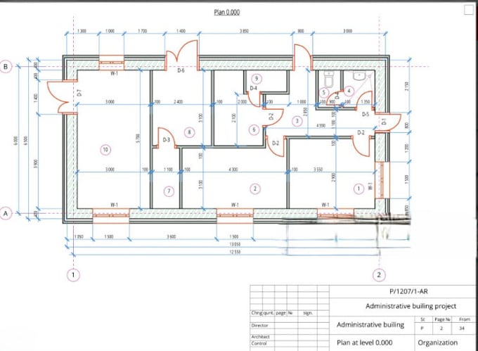 Gig Preview - Provide autocad 2d  services for your projects