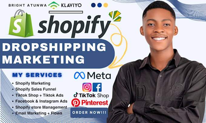 Gig Preview - Shopify dropshipping whatsapp marketing, tiktok promotion to boost shopify sales