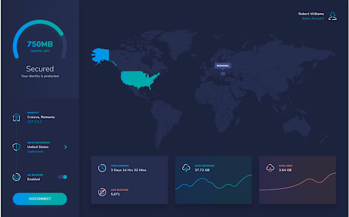 Gig Preview - Build VPN app with multiple protocol for android and IOS with advanced features