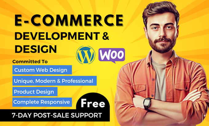 Gig Preview - Create wordpress ecommerce website, woocommerce website and online store