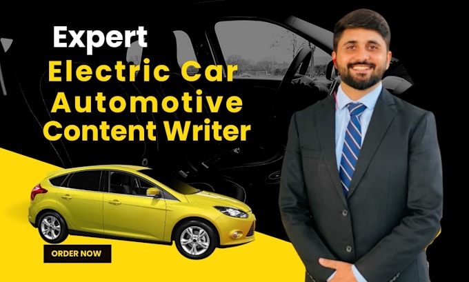 Gig Preview - Write electric car, automotive blog posts and articles