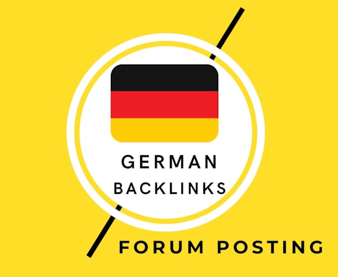 Gig Preview - Build german forum backlinks germany