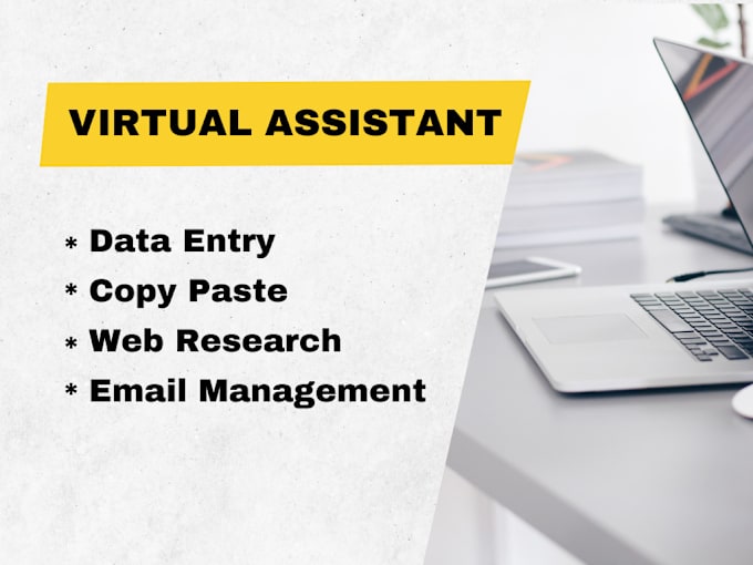 Gig Preview - Provide data entry, email management, copy paste, and web research services