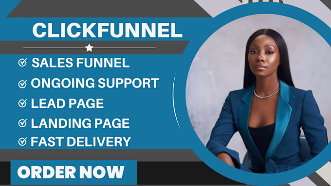 Gig Preview - Build click funnels landing page, sales funnel website in click funnel