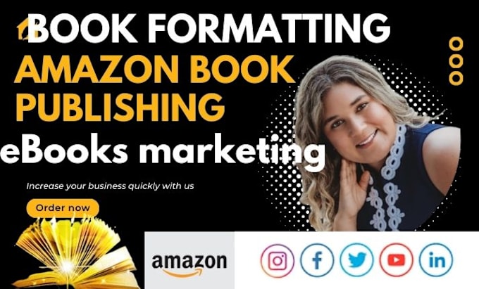 Gig Preview - Publish book on amazon kindle kdp book formatting amazon kdp book publishing