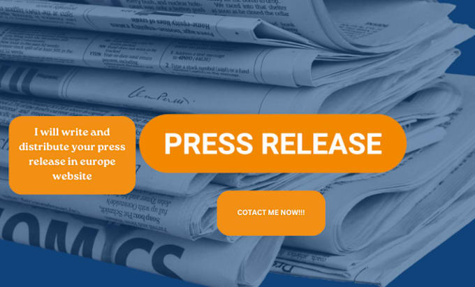 Gig Preview - Write and distribute your press release in europe website