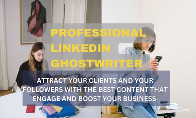 Gig Preview - Be your linkedin ghostwriter, i will write engaging articles for your brand