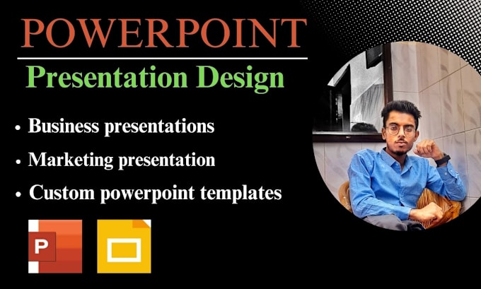 Gig Preview - Design a powerpoint presentation template, and google slides