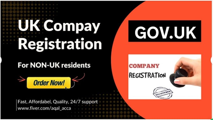 Gig Preview - Do UK company registration with office address