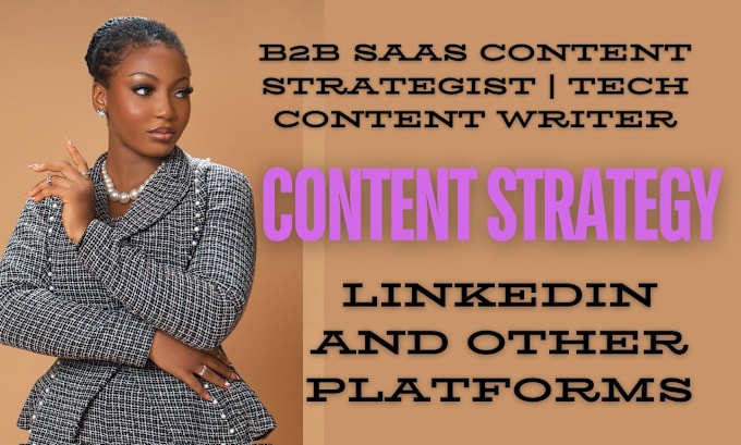 Gig Preview - Create your b2b saas content strategy for linkedin, website and blog