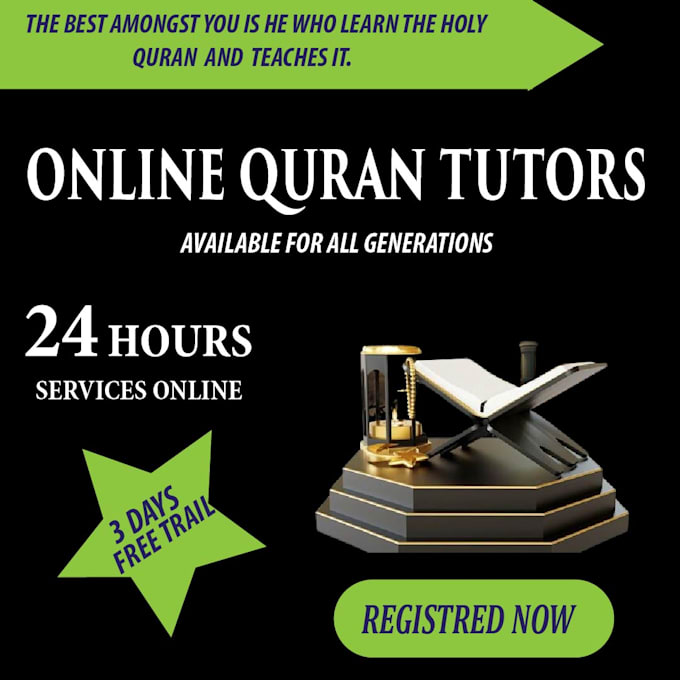 Gig Preview - Professional online quran tutor learn quran with proper tafseer tajweed rules