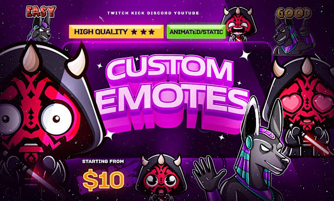 Gig Preview - Design stream custom emotes