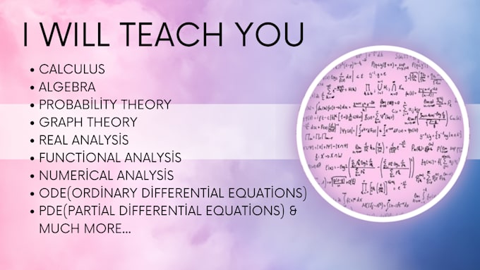 Gig Preview - Assist you in mathematics for all grades