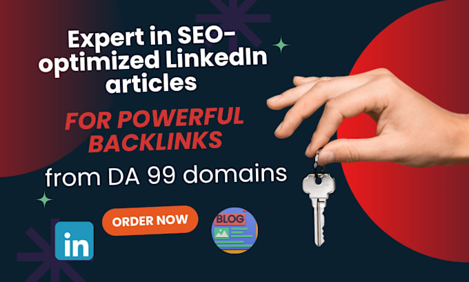 Gig Preview - Write and publish guest post on linkedin with 99 da high authority backlinks