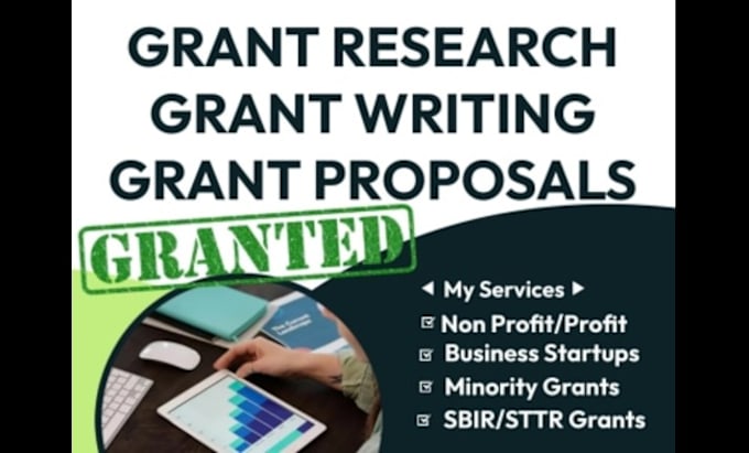 Gig Preview - Grant proposal writing grant research grant proposal business plan nonprofit