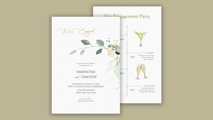 Gig Preview - Design your wedding and engagement invitation