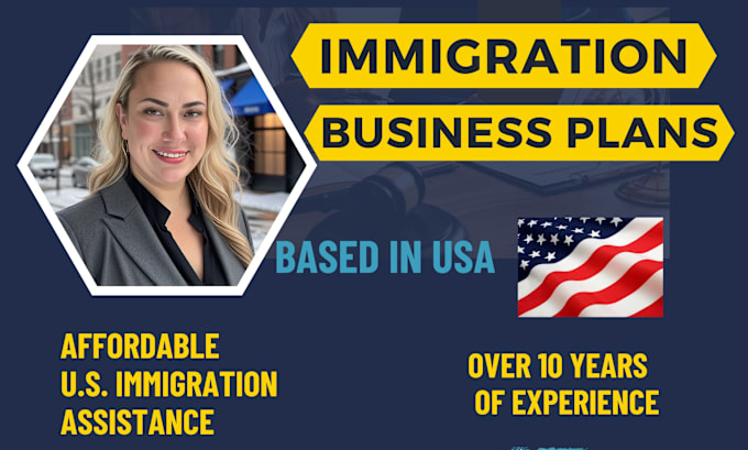 Gig Preview - Prepare an immigration business plan for you