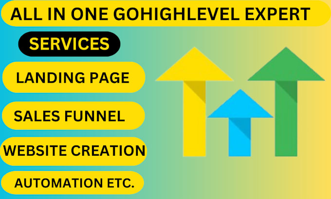 Gig Preview - Create gohighlevel sales funnel go high level expert gohighlevel landing page