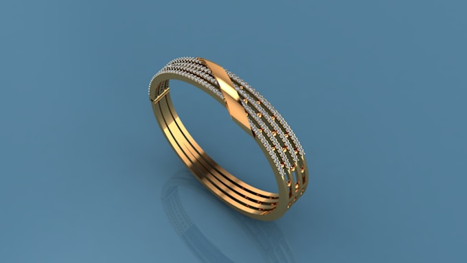 Gig Preview - Design any type of 3d cad jewelry and render it